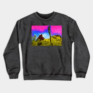 Saguaro In The Desert Crewneck Sweatshirt